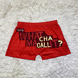 Letter Print Cycling Leggings High Waist Stretch Shorts SHD-9481