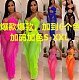Sexy Solid Color Swimsuit Mesh Splice Straight Pants Two-piece Set SFY-018