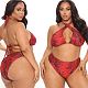 Sexy Snake Print Bikini Push Up Swimwear Two Pieces MDF-5226