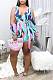 Fashion Off Shoulder Long Sleeve Deep V Neck Loose Rompers TB-5262