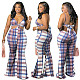 Summer Sexy Sleeveless Hollowout Bandage One Piece Jumpsuits HEJ-802