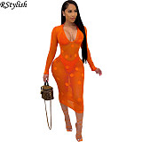Summer Chic See Through Bikini Set Three Pieces Bathing Suits ORY-5190