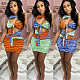 Contrast Color Patchwork Hollow Out Sleeveless Skinny Dress GLS-7017