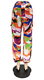 Women Camo Cargo High Waist Hip Hop Trousers Pants WSY-5862