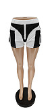 Summer Women Patchwork Beachwear Sheath Elastic Shorts WSY-5822