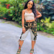 Hot Popular Camouflage Patchwork Knee Length Pants MEY-2058
