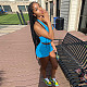 Women Fashion Solid Color Halter Backless Crop Top Bodycon Shorts Summer Two Piece Sets MEY-2064