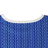 Plus Size Swimsuit Printed Crop Top Beach 2 Piece Bikini Set OSS-21106