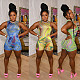 Sexy Tie Dye Print Sleeveless Vest Top Skinny Shorts Summer Party Club Womens Clothes Two Piece Set CHY-1335
