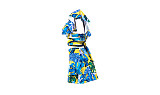 Plus Size Sexy Tropical Floral Print Ruffle Mini Skirts Sleeveless Crop Top Summer Vacation Two Piece Set ASL-6383