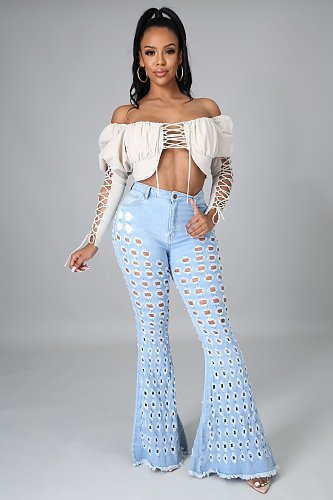 Good Vibes Bell Jeans LA-3273