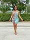 Women Sexy Pattern Print Sleeveless Mid Waist Strechy Bodycon Summer Outfit One Piece Casual Romper HMS-5481
