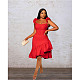 Solid Color Sleeveless Sweet Square Collar Ruffle Dress DY-6949