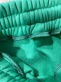 Solid Tassel Pockets Fleece High Waist Sweatpants MOF-6652