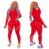 Long Sleeve T-shirt Fitness Yoga Pants Set TE-4078
