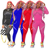 Long Sleeve T-shirt Fitness Yoga Pants Set TE-4078