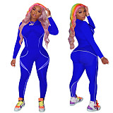 Long Sleeve T-shirt Fitness Yoga Pants Set TE-4078