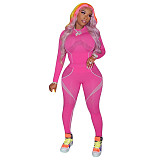 Long Sleeve T-shirt Fitness Yoga Pants Set TE-4078