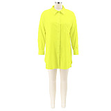 Fashionably Late Shirt Dress HANI-056