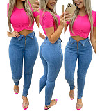 High Waist Push Up Zipper Denim Pencil Pants ORY-5174-1