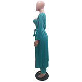Crop Bra Top Wide Leg Pants Long Cardigan Set