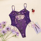 Mesh See Through Bandage Sling Lingerie Bodysuits