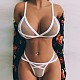 See-Through Mesh Push-up Bra Set FQQ-1588