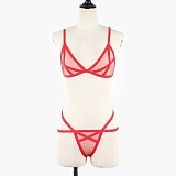See-Through Mesh Push-up Bra Set FQQ-1588