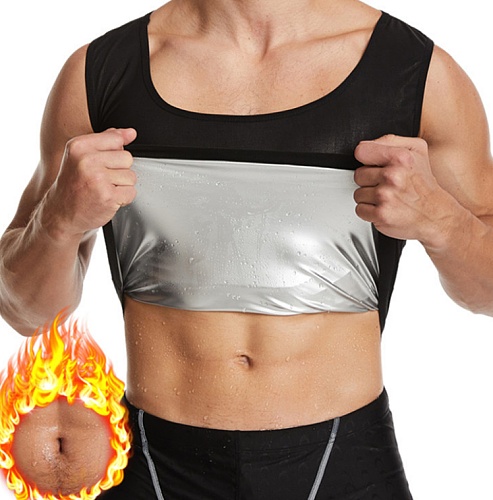 Men Fitness Fat Burning Body Shaper Sweat Vest