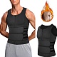 Men Zipper Waist Trainer Vest Tank Top