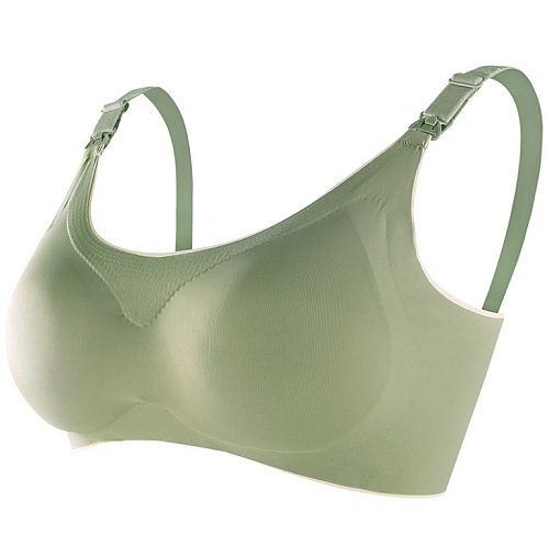 Seamless Comfortable Gathered Soft Vest Bra
