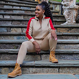 Side Stripes Zip Jacket Full Pants Set