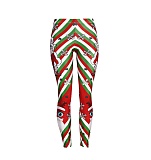 Christmas Print High Waist Leggings Pants