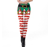 Christmas Funny Printed High Waist Leggings