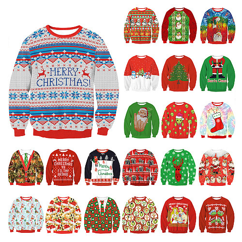 Christmas Pullover Long Sleeve Sweatshirts