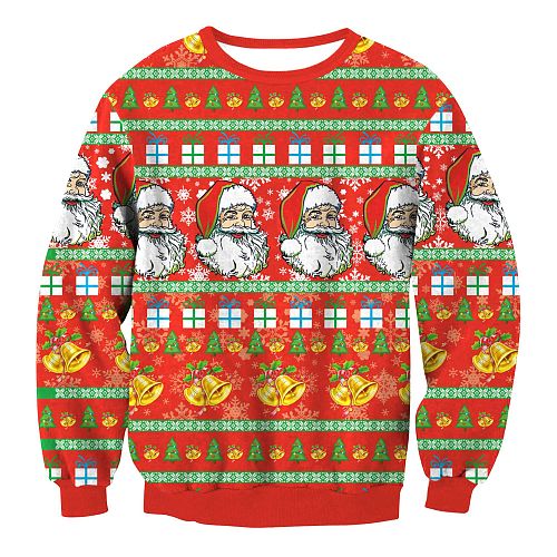 Christmas Pullover Long Sleeve Sweatshirts