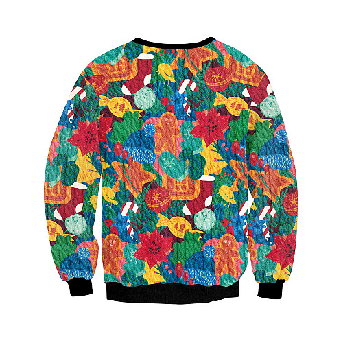 Hot Christmas Santa Claus Print Shirts Tops
