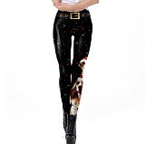 Christmas Funny Printed High Waist Leggings
