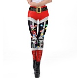 Christmas Funny Printed High Waist Leggings