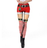 Christmas Funny Printed High Waist Leggings