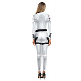 Cos Costume Skinny Halloween Jumpsuit