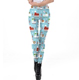 Christmas Funny Printed High Waist Leggings