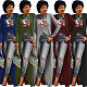 Christmas Print Long Sleeve Irregular Long Top