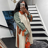 Lapel Double-breasted Casual Trench Coat