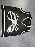 Halloween Skeleton Print Knitted Sweater Vest