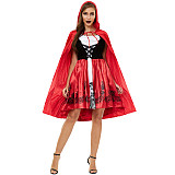 Little Red Riding Hooded Cosplay Dress Set MRP-9013