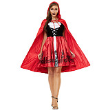 Little Red Riding Hooded Cosplay Dress Set MRP-9013
