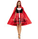 Little Red Riding Hooded Cosplay Dress Set MRP-9013