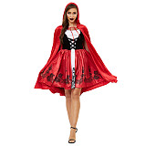 Little Red Riding Hooded Cosplay Dress Set MRP-9013