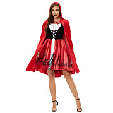Little Red Riding Hooded Cosplay Dress Set MRP-9013